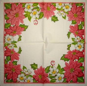 095 Christmas Flowers - 3-ply (95)